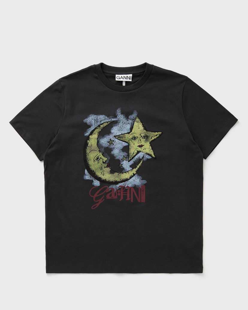 T-shirt GANNI Relaxed Graphic T-Shirt L Sort | T4058-252