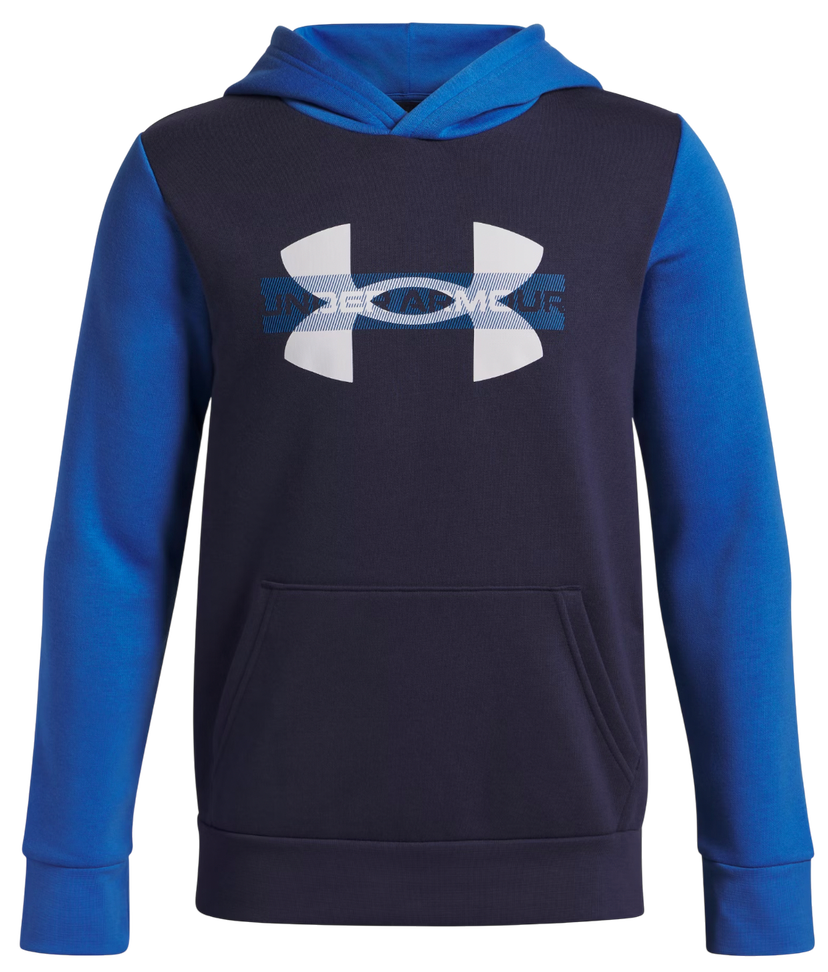Sweatshirt Under Armour Rival Fleece Color Block Graphic Hoodie Flerfarvet | 6004994-402