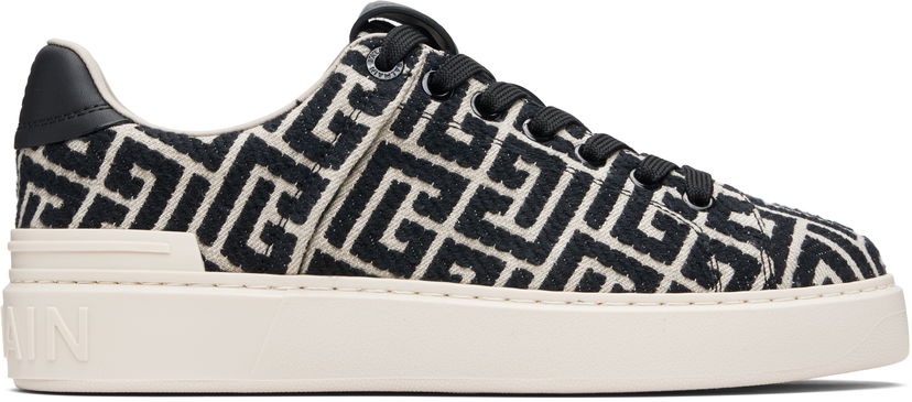 Sneakers og sko Balmain Monogram Jacquard B-Court Flerfarvet | FN1VI690TJCM