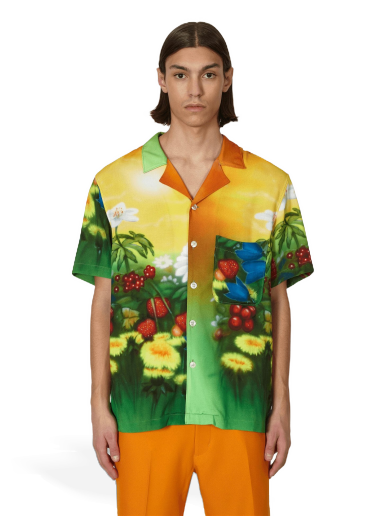Skjorte Stockholm (Surfboard) Club Airbrush Flowers Shirt Flerfarvet | SM4139 1
