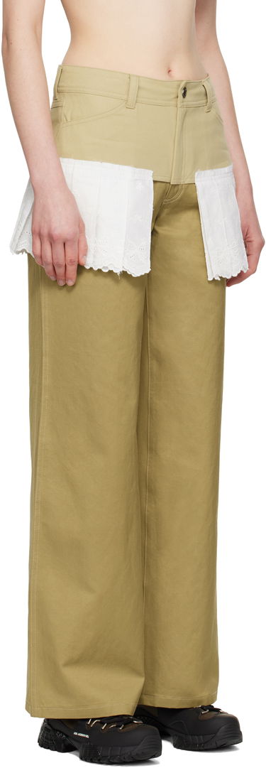 Bukser Andersson Bell Andersson Bell Lace Pleats Skirt Trousers Beige | apa798w, 1