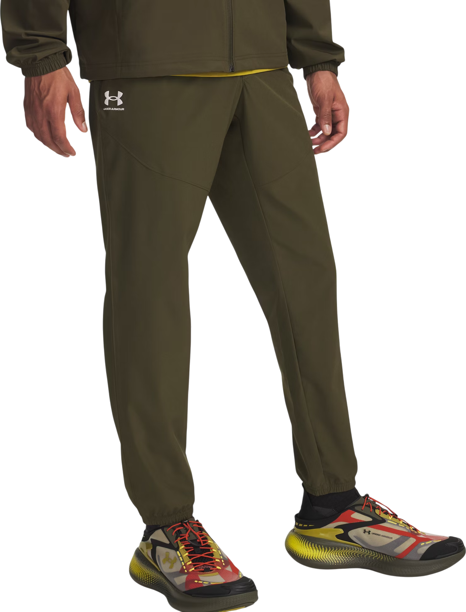 Bukser Under Armour Vibe Woven Jogger Grøn | 1386557-308, 0