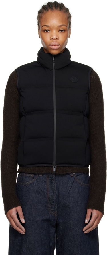 Vest Moncler Moncler Quilted Down Vest Sort | K10939I00003M5412, 0