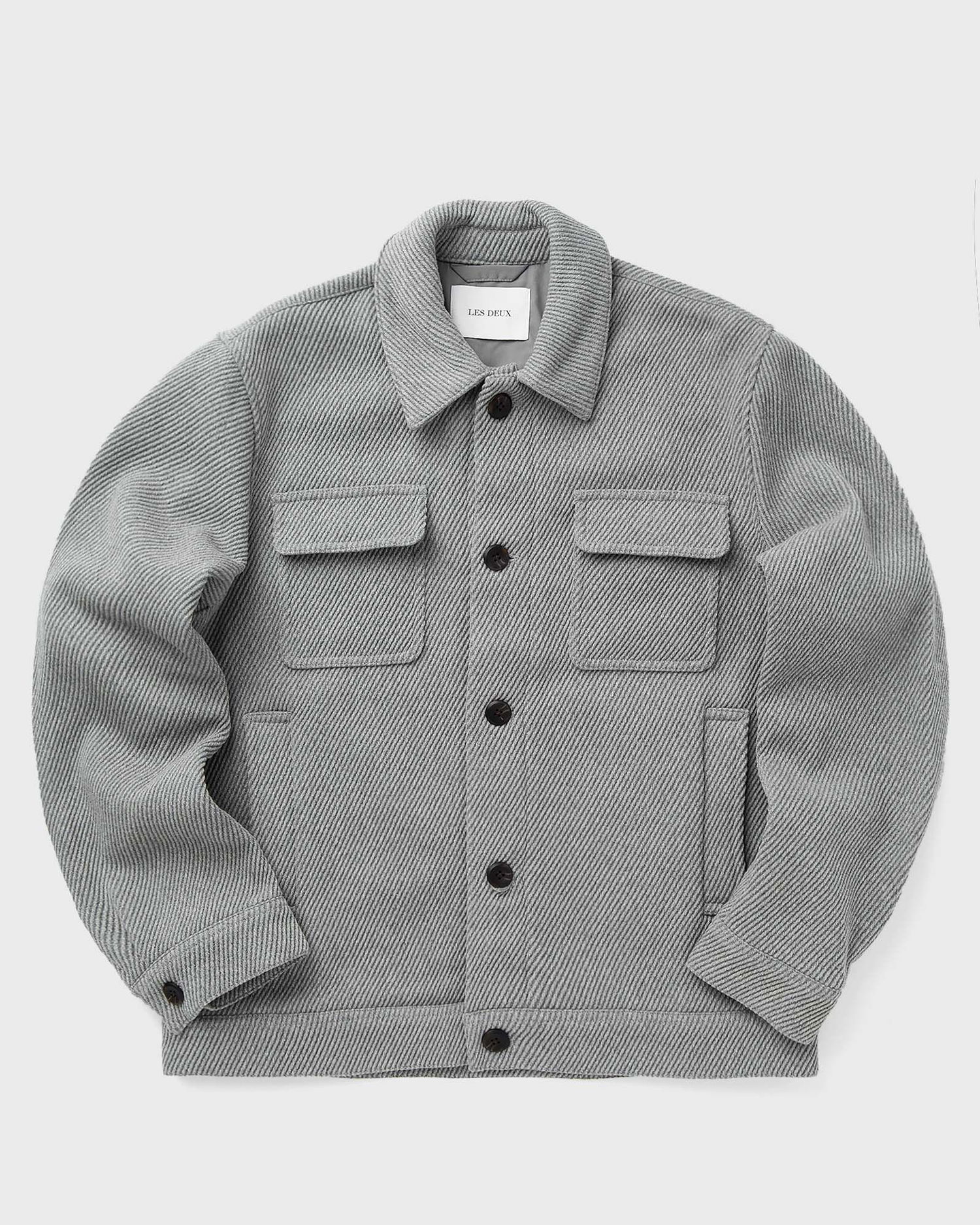 Jakke Les Deux Nash Twill Wool Jacket Grå | 1000837-320, 0
