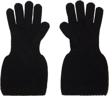 Handsker Yohji Yamamoto YOHJI YAMAMOTO Knitted Gloves Sort | HL-W04-160, 1
