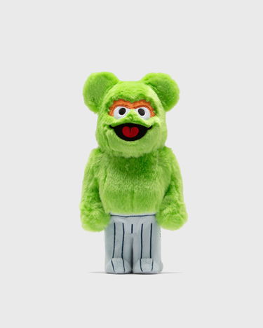 Collectible Medicom Toy SESAME STREET OSCAR THE GROUCH COSTUME VERSION 400% BE@RBRICK Figure Grøn | MED1762, 0