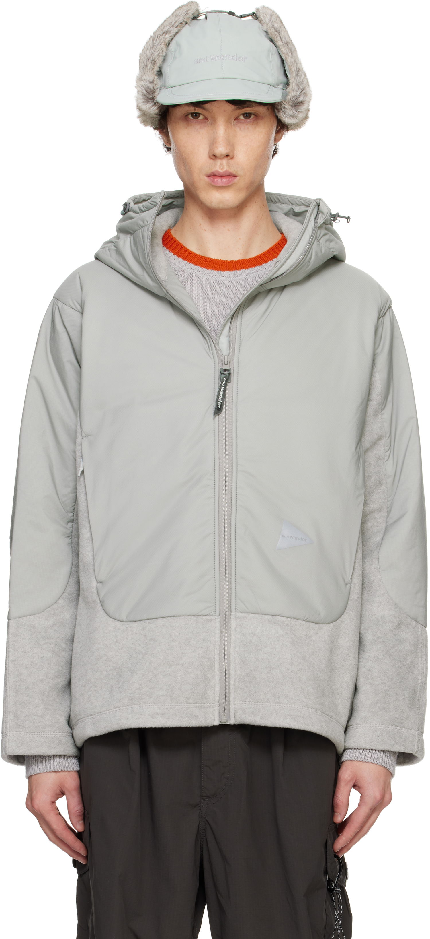 Vindjakke and wander Fleece Jacket Grå | 5744231108, 0