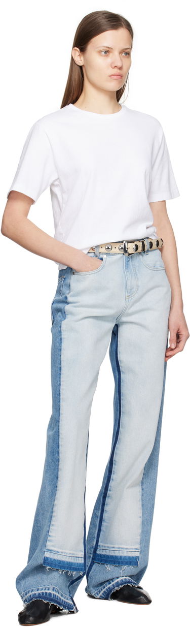Bælter Khaite KHAITE Benny Studs Belt Beige | 10014-798, 2