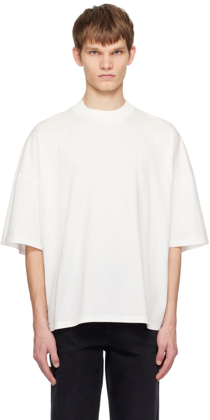T-shirt The Row Dustin Relaxed-Fit T-Shirt Hvid | 289-K291