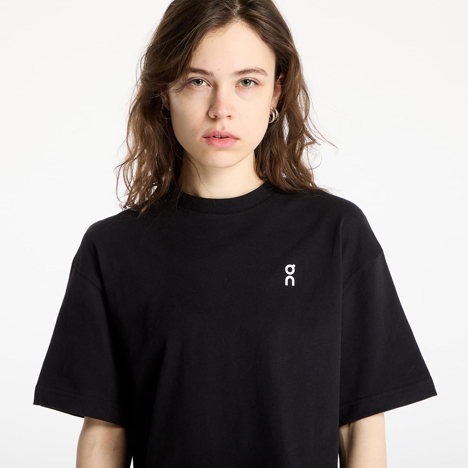 Crop top On Running Club Boxy-T T-Shirt Sort | 1WF11120553 W, 1