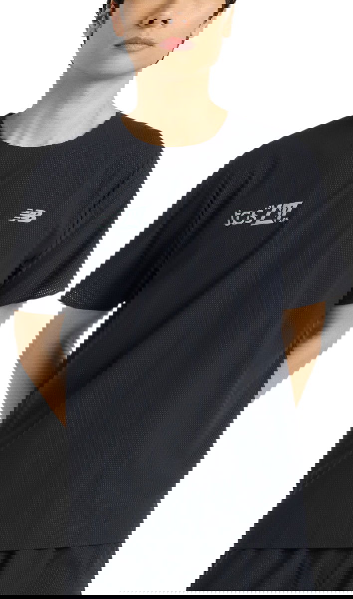 T-shirt New Balance London Edition Race Day Ultra Light T-Shirt Mørkeblå | mt51208d-bk