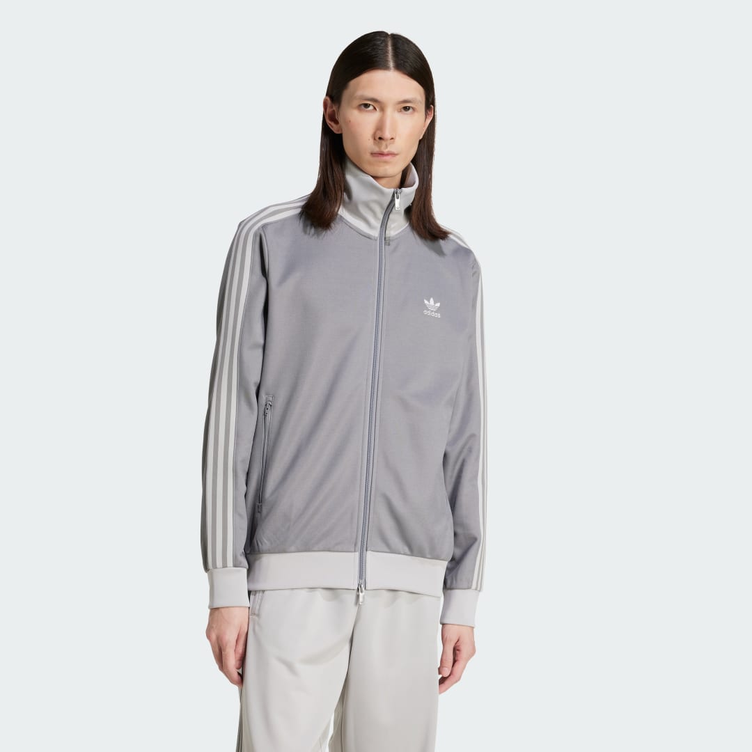 Vindjakke adidas Performance Adicolor Classics Beckenbauer Track Jacket Grå | JP1226, 0