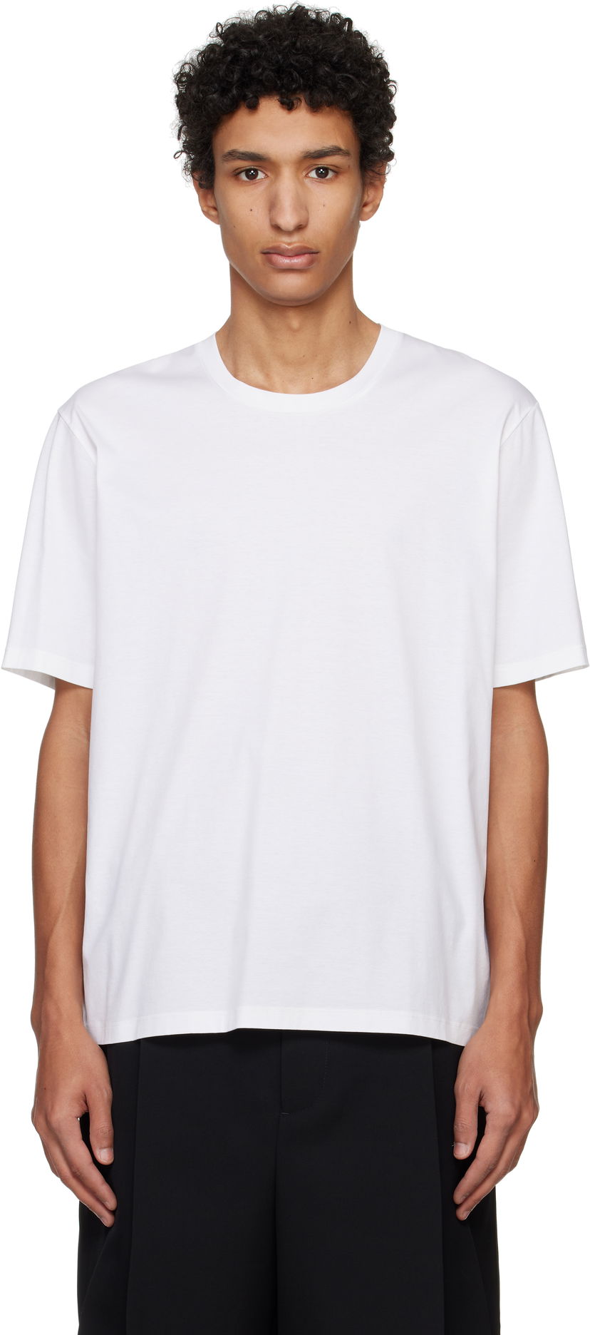 T-shirt Jil Sander Jil Sander Cotton T-Shirt Hvid | J21GC0016_J45051