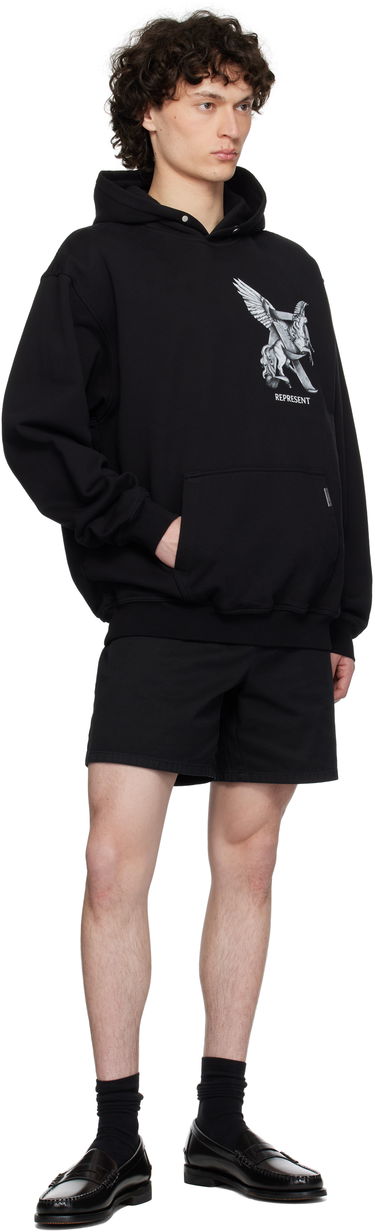 Sweatshirt Represent Clo Represent 'Elegance In Motion' Graphic Print Hoodie Sort | MLM41065, 3