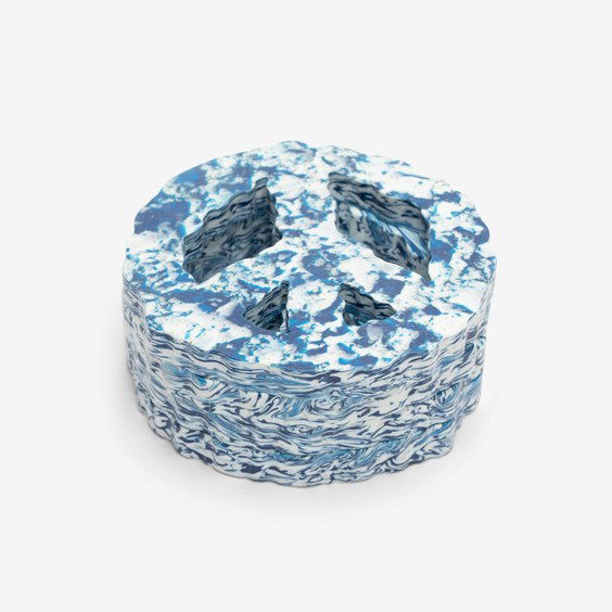 Home decor Space Available Clouded Peace Coaster - Set Of 4 Flerfarvet | SA-CPC001-BLU, 0