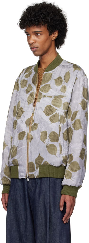 Bomberjakke Dries Van Noten Dries Van Noten Reversible Gabardine Bomber Jacket Brun | 251-020522-1503, 3