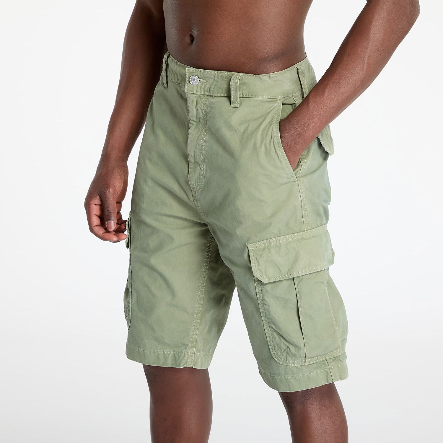 Shorts Tommy Hilfiger Tommy Jeans Otis Twill Regular Cargo Shorts Grøn | DM0DM21952 MR6, 1
