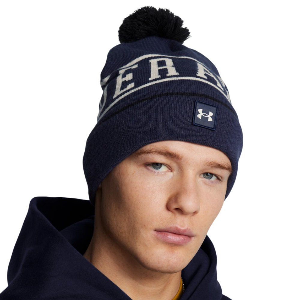 Beanie Under Armour Beanie With Pom Blå | 1386634-410, 1