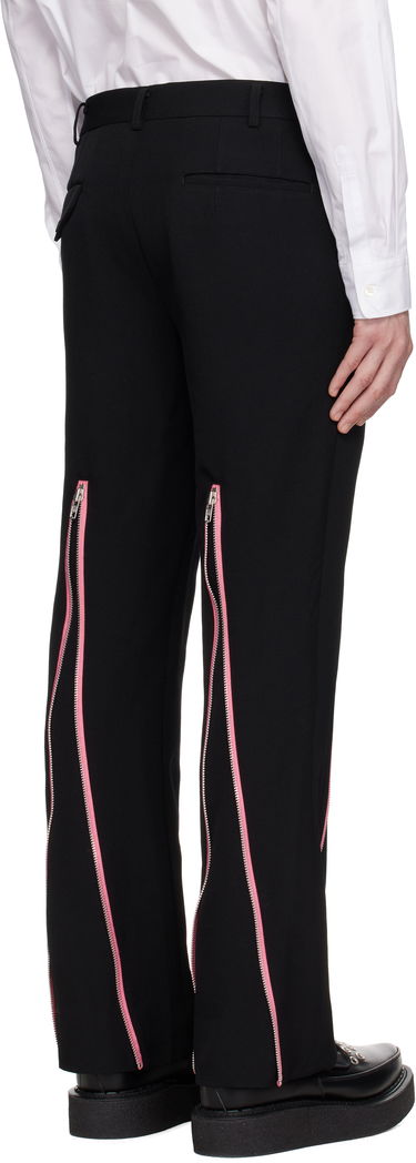 Bukser Comme des Garçons Homme Plus Gabardine Zip Trousers Sort | PO-P048-051, 2