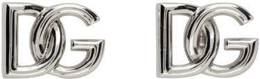 Øreringe Dolce & Gabbana Silver Logo Cufflinks Metalisk | WFO1M2W1111, 0
