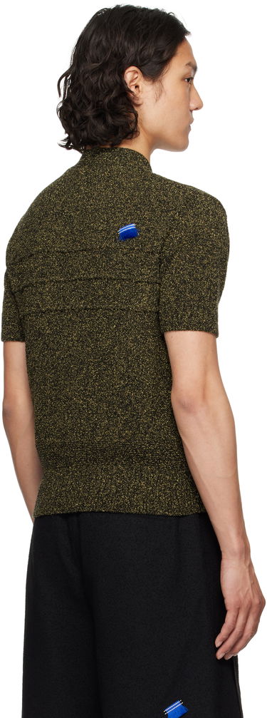 Sweater ADER ERROR ADER error 0502 Short Sleeve Knit Polo Sort | BO01SSKT0502BK, 2