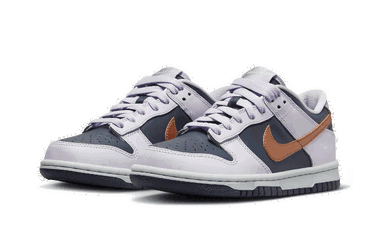 Sneakers og sko Nike Dunk low Copper Swoosh (GS) Grå | DX1663-400, 2