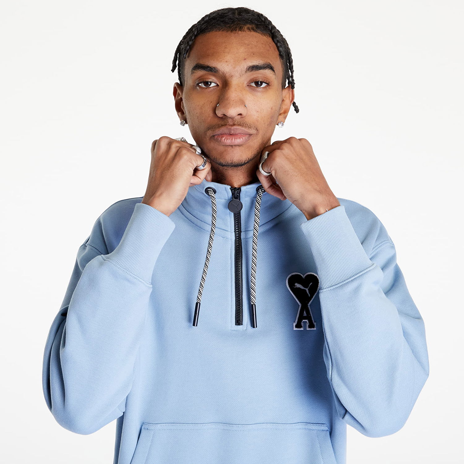 Sweatshirt Puma Sweatshirt x AMI Blå | 53599373, 1