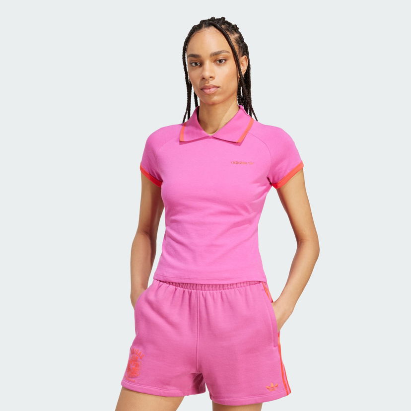 Polo skjorte adidas Performance Polo Shirt Lyserød | JY3489