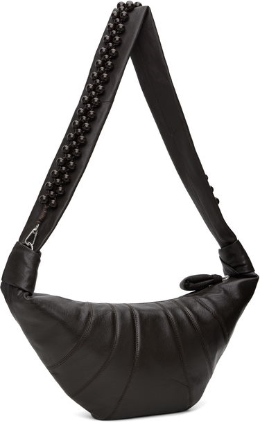 Skuldertaske LEMAIRE Lemaire Pearls Medium Croissant Bag Brun | BG0158 LL0131, 2