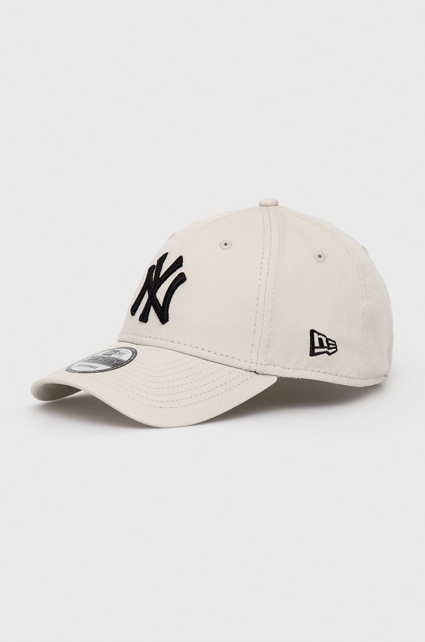 Kasket New Era MLB Essential 9Forty New York Yankees Beige | 12380590.MEDBEIGE, 0