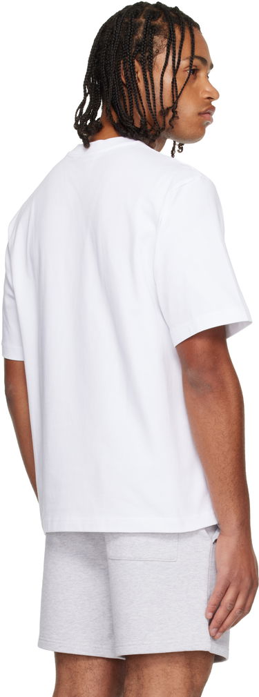 T-shirt Casablanca 'Casablanca' Chrome Oversized Short Sleeve T-shirt Hvid | M-AW25-JTS-044-06, 2