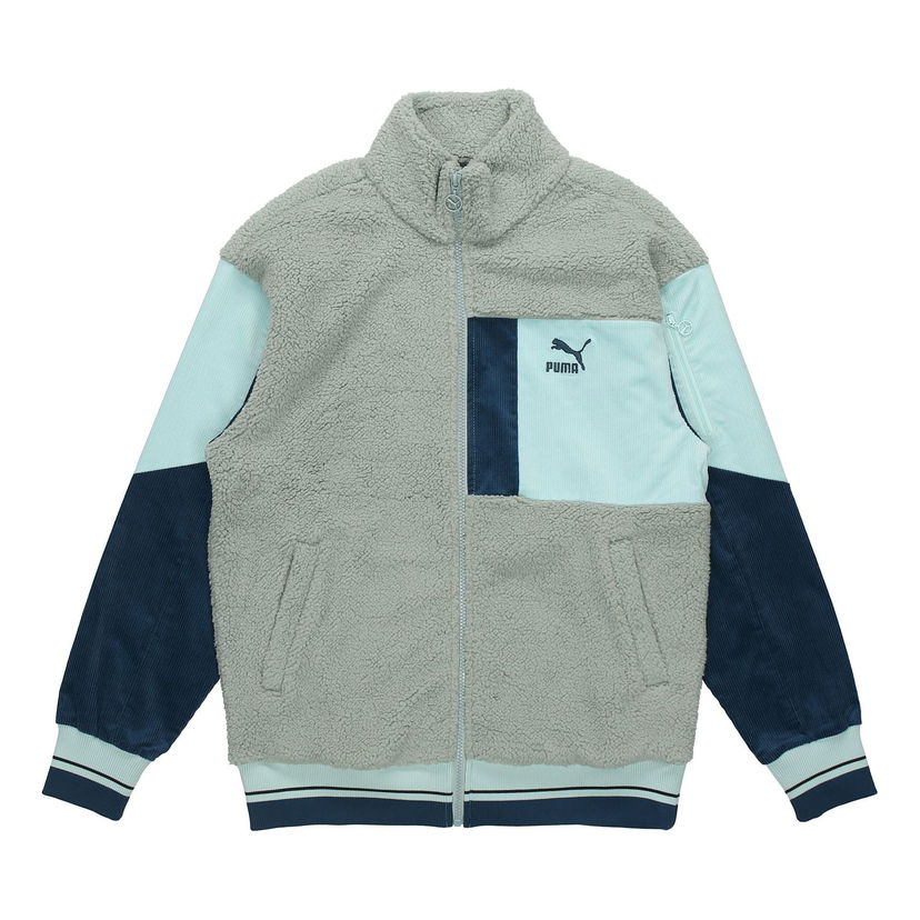 Bomberjakke Puma Retro Sherpa Jacket Grøn | 534678-79