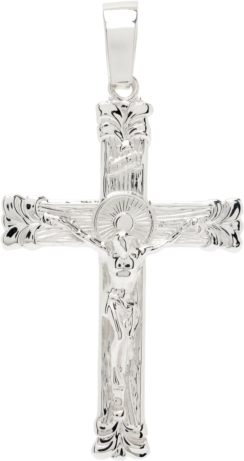 Halskæde MARTINE ALI Martine Ali Dezi Cross Drop Earring Metalisk | MA2370342-SS-PS24