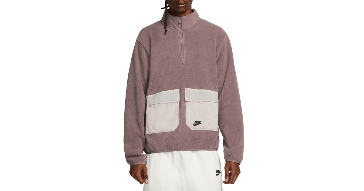 Sweatshirt Nike Sportswear Utility 1/2-Zip Fleece Top Lilla | fd1181-291, 1