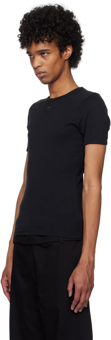 T-shirt Courrèges Courrèges Signature T-Shirt Sort | 125JTS020JS0203, 3
