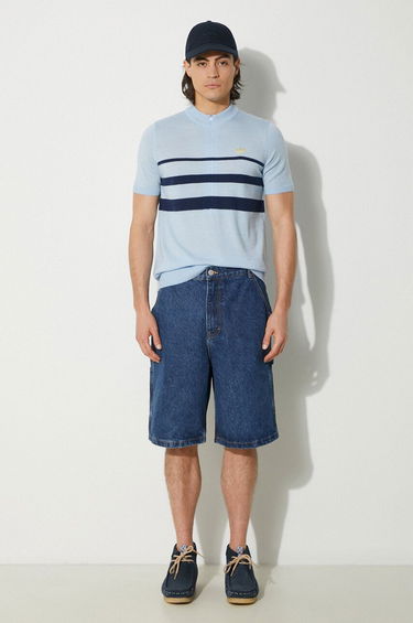 Shorts BBC IceCream ICECREAM Embroidered-Logo Denim Shorts Blå | IC24254, 4