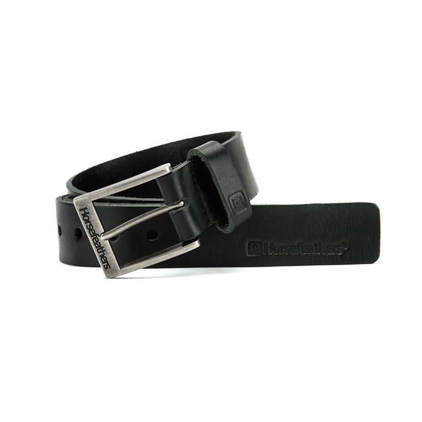 Bælter Horsefeathers Duke Belt Black Sort | AA628G