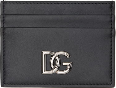 Tegnebog Dolce & Gabbana Black DG Card Holder Sort | BP0330AW576, 0