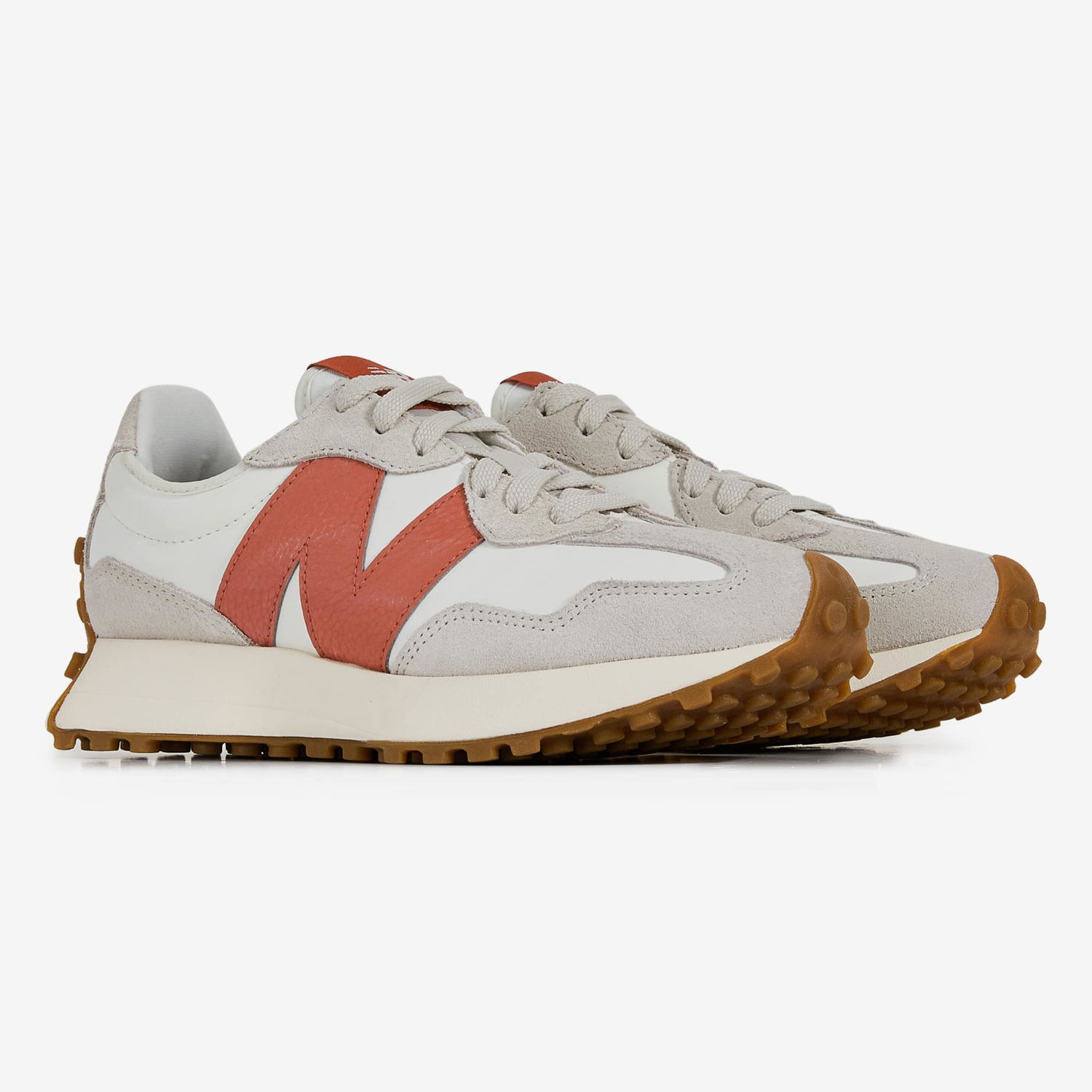 Sneakers og sko New Balance 327 "Blanc/Rouge" Beige | U327LV, 1