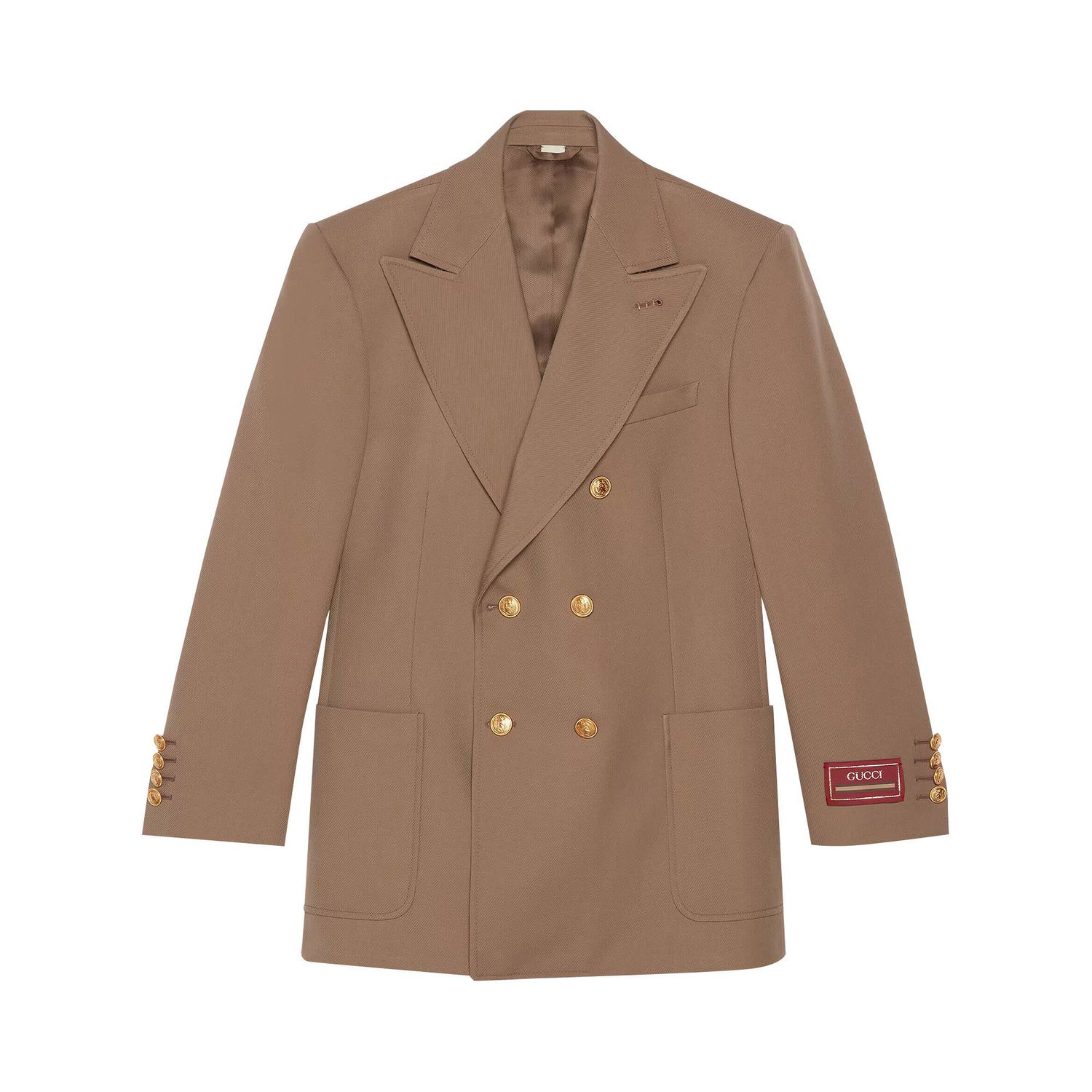 Frakker Gucci Wool Double Breasted Coat Beige | 685870 Z568J 2052, 1