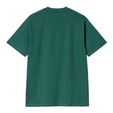 T-shirt Carhartt WIP Bottle Cap T-Shirt Grøn | I033179_1XH_XX, 3