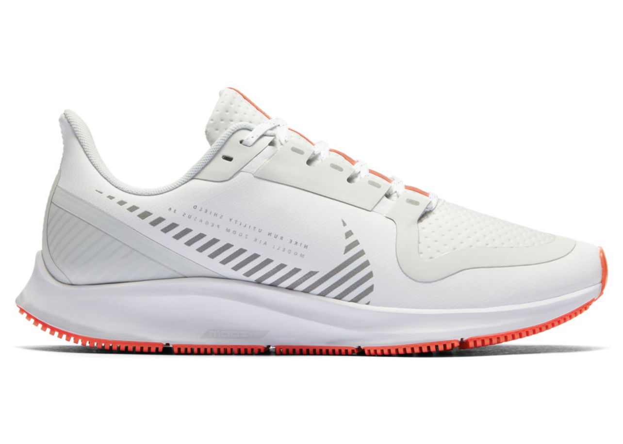 Sneakers og sko Nike Air Zoom Pegasus 36 Shield White Metallic Hvid | AQ8006-100, 0