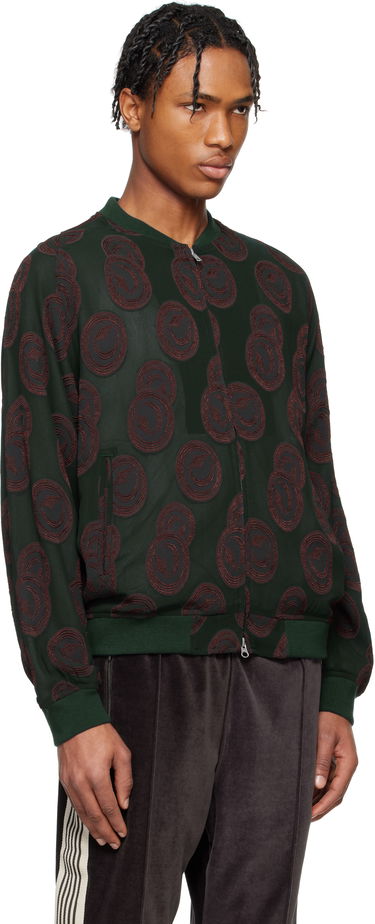 Bomberjakke Needles NEEDLES BB Print Bomber Jacket Grøn | QV122, 1