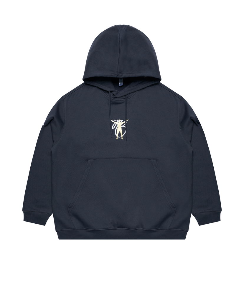 Sweatshirt adidas Originals JB Hoodie with Logo Mørkeblå | JM9316