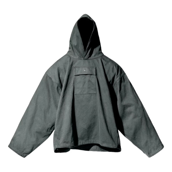 Jakke GAP Sateen Anorak Hoodie Yeezy Gap Engineered By Balenciaga Grå | 471395-01