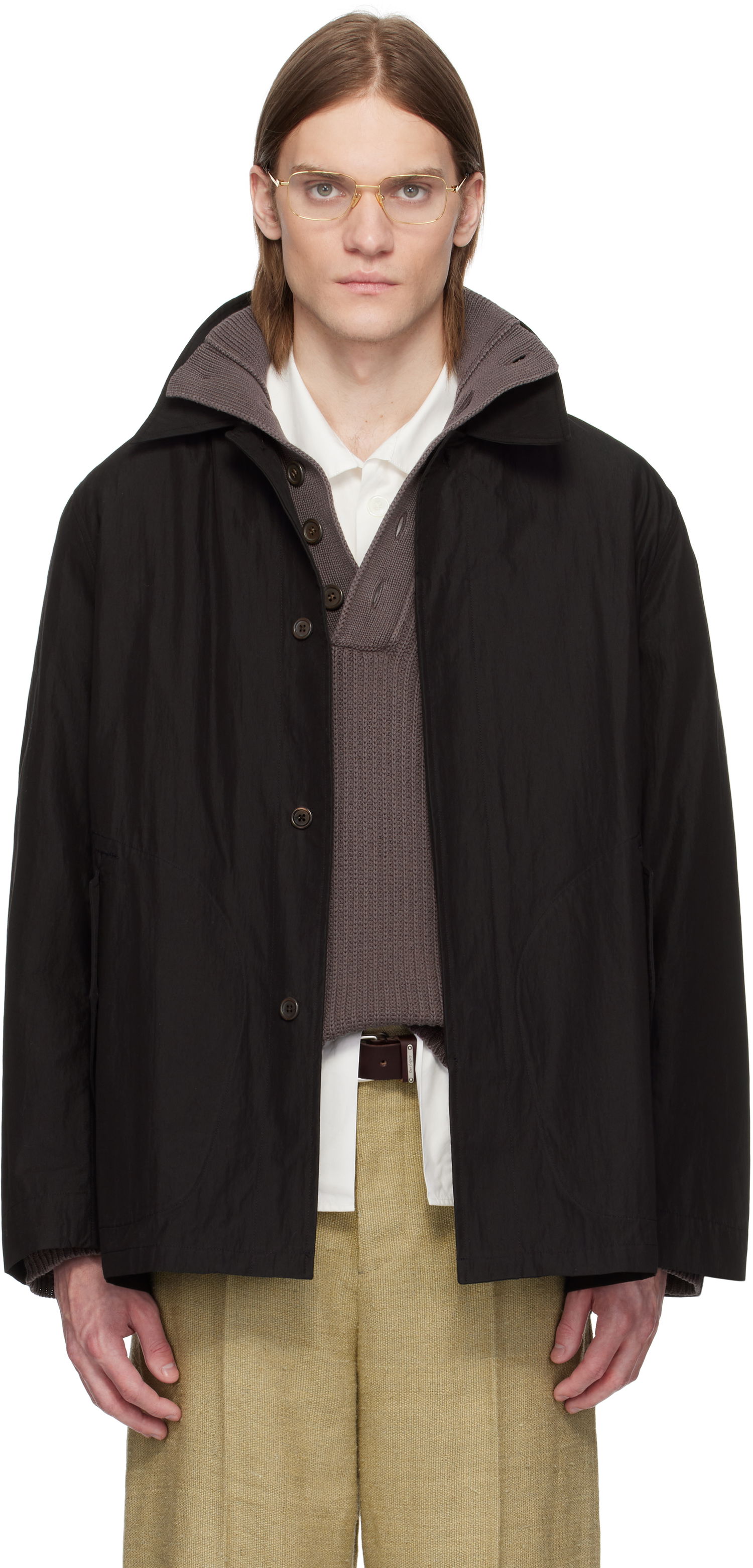 Parka OUR LEGACY Our Legacy Lead Jacket Sort | M2252LB, 0