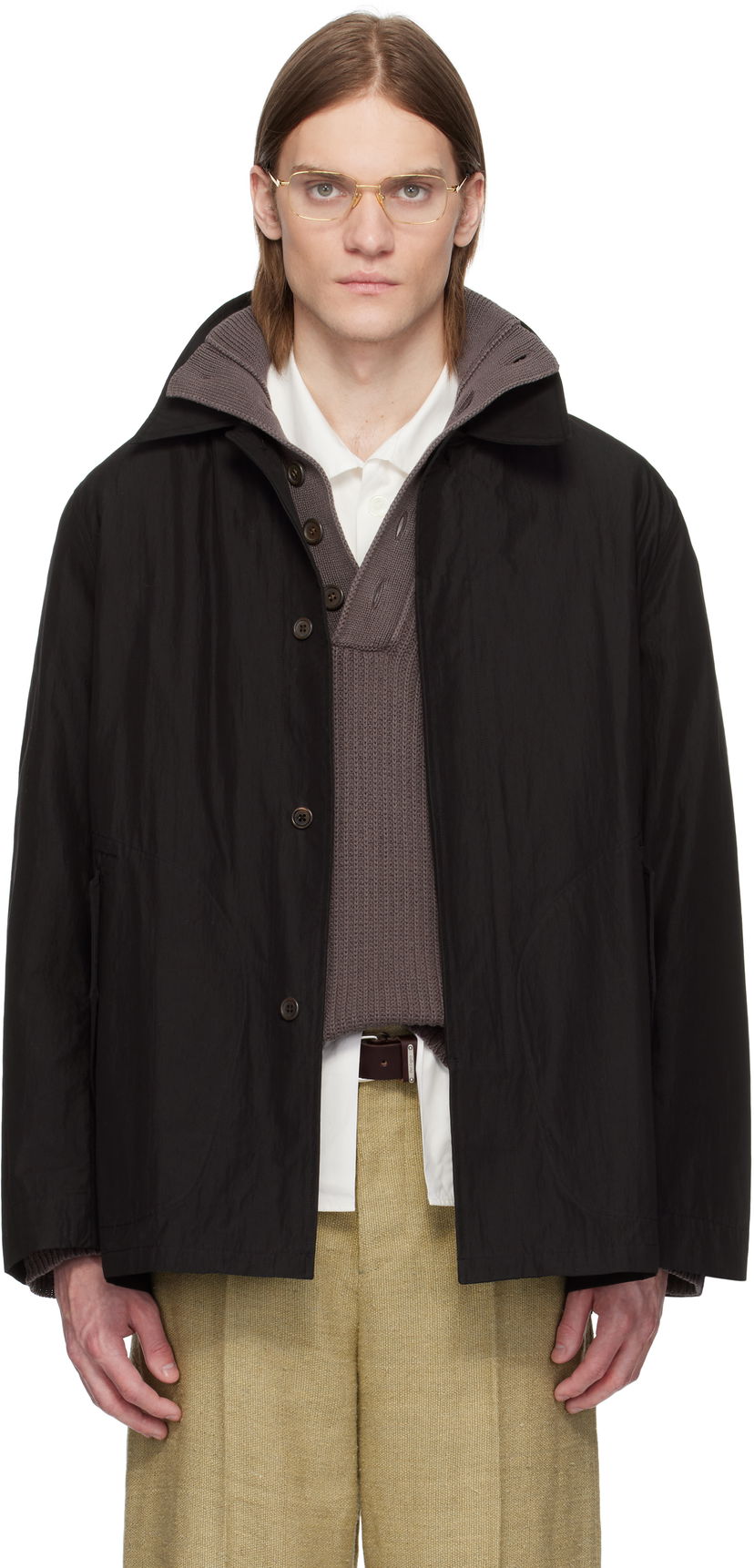 Parka OUR LEGACY Our Legacy Lead Jacket Sort | M2252LB