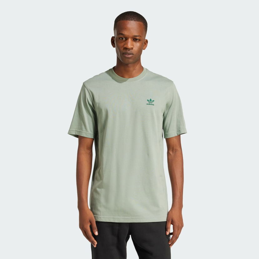 T-shirt adidas Performance Trefoil Essentials T-Shirt Grøn | JC9993