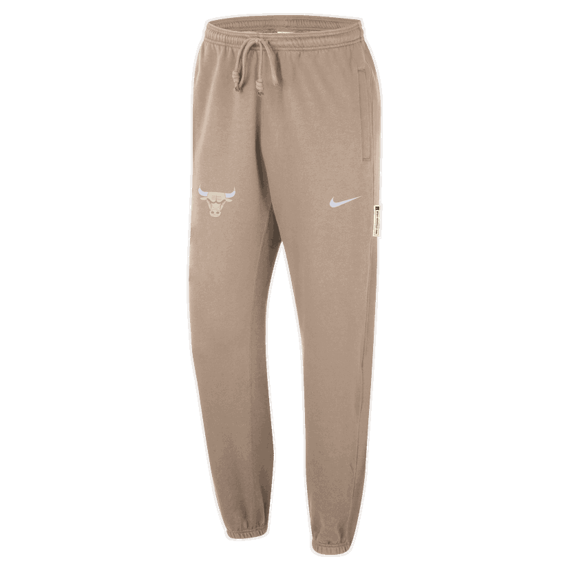 Joggingbukser Nike Dri-FIT NBA Chicago Bulls Standard Issue City Edition Pants Beige | FZ0513-200