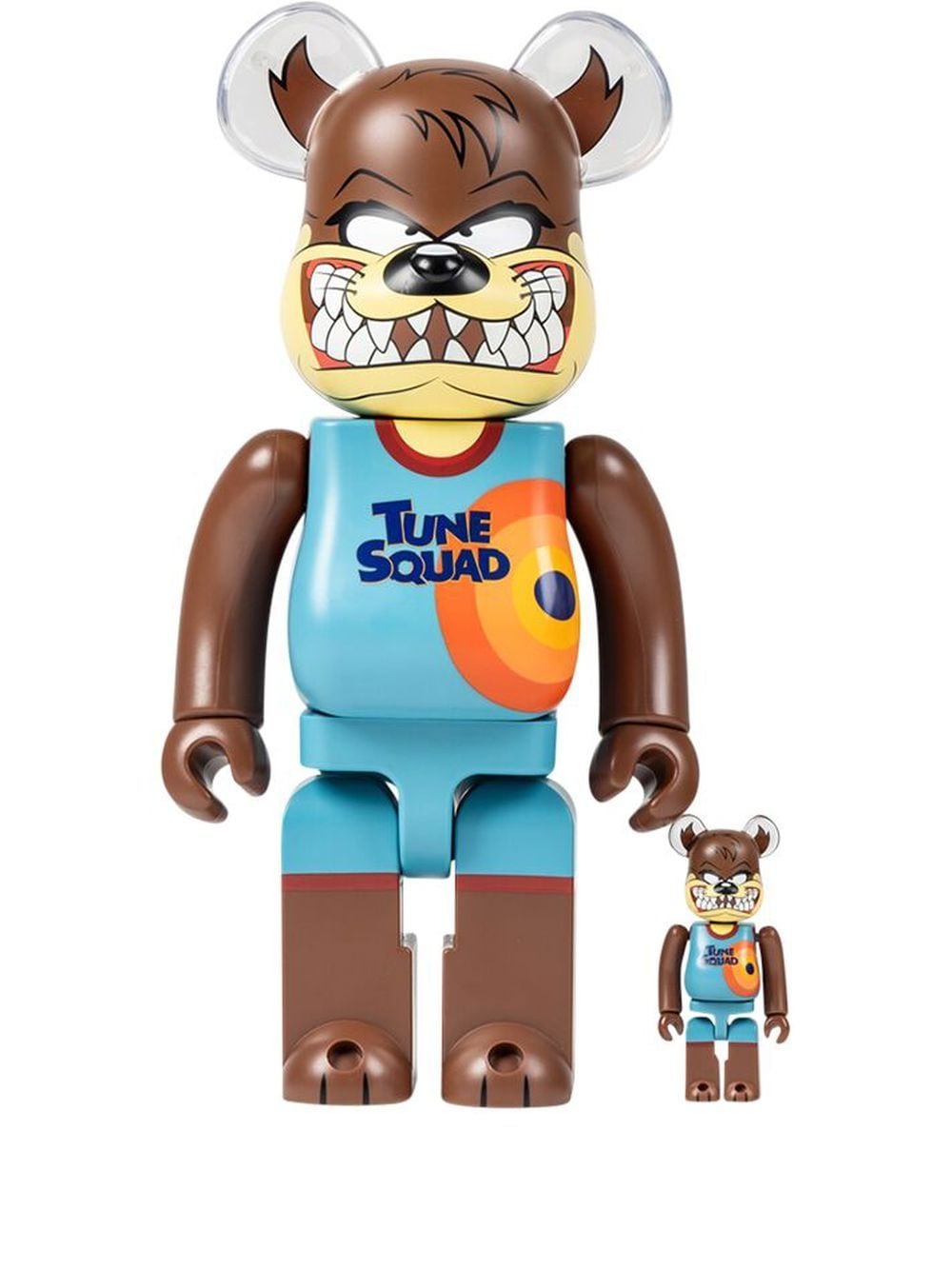 Collectible Medicom Toy Space Jam Tasmanian Devil BE@RBRICK figure set - Brown Brun | MEDI008919524735, 0